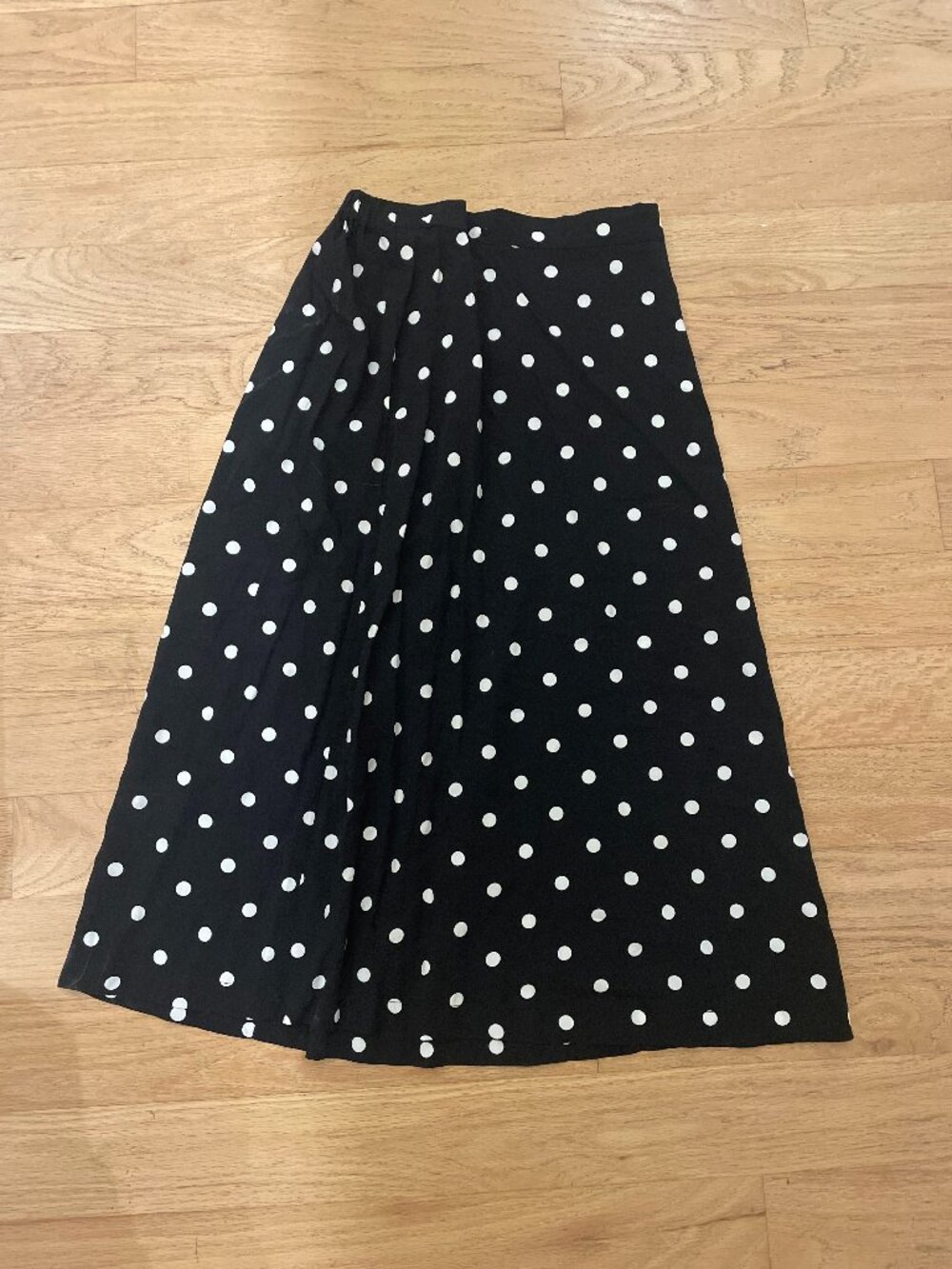 Black Polka Dot Skirt